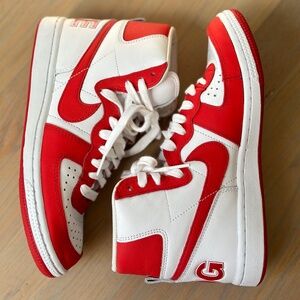 Nike Terminator High SP Comme des Garcons Homme Plus Red white Sneaker sz 5.5